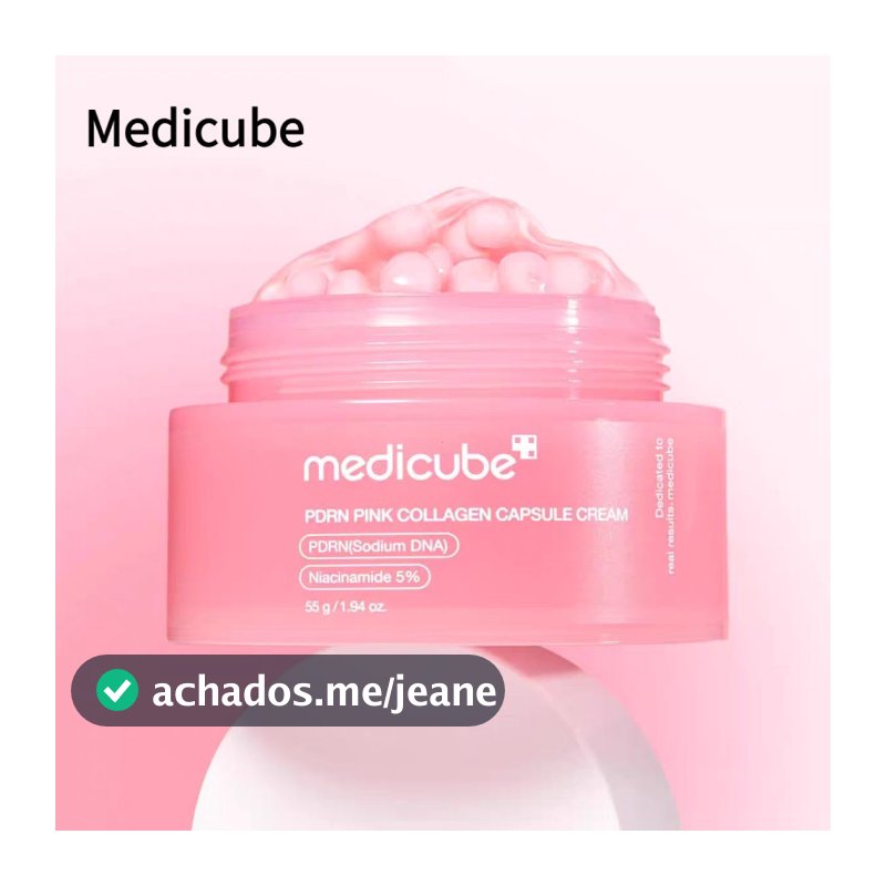 Medicube Creme Facial De Colágeno De Salmão Hidratante De Longa Duração Clareamento Natural Reparação Limpeza