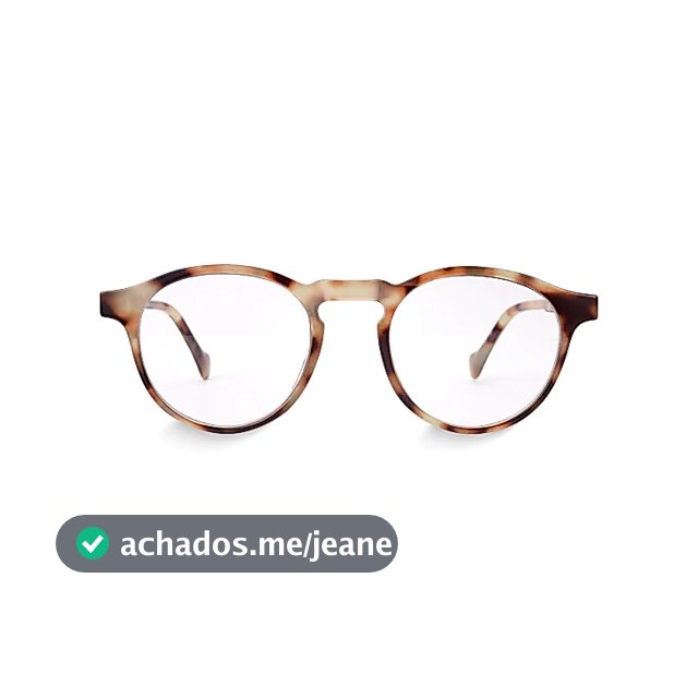 Óculos de Grau Redondo Mira Tortoise Latte Armação Premium Retrô Unissex Leve Confortável