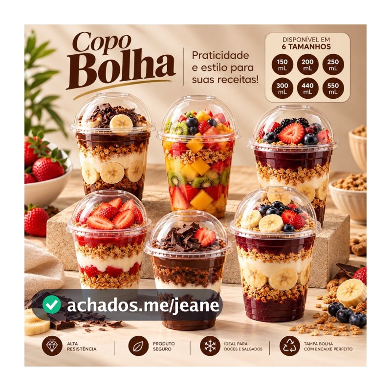 20 40 60 Unidades Copos Bello com Tampa Bolha Sem Furo 150mL 200mL 250mL 300mL 440mL e 550mL Copo Felicidade para Doces