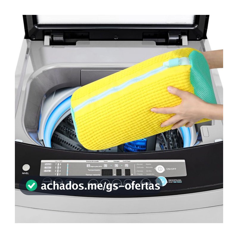 Bolsa de Lavar Tênis Sapatos Malha Lavanderia Anti Deformação