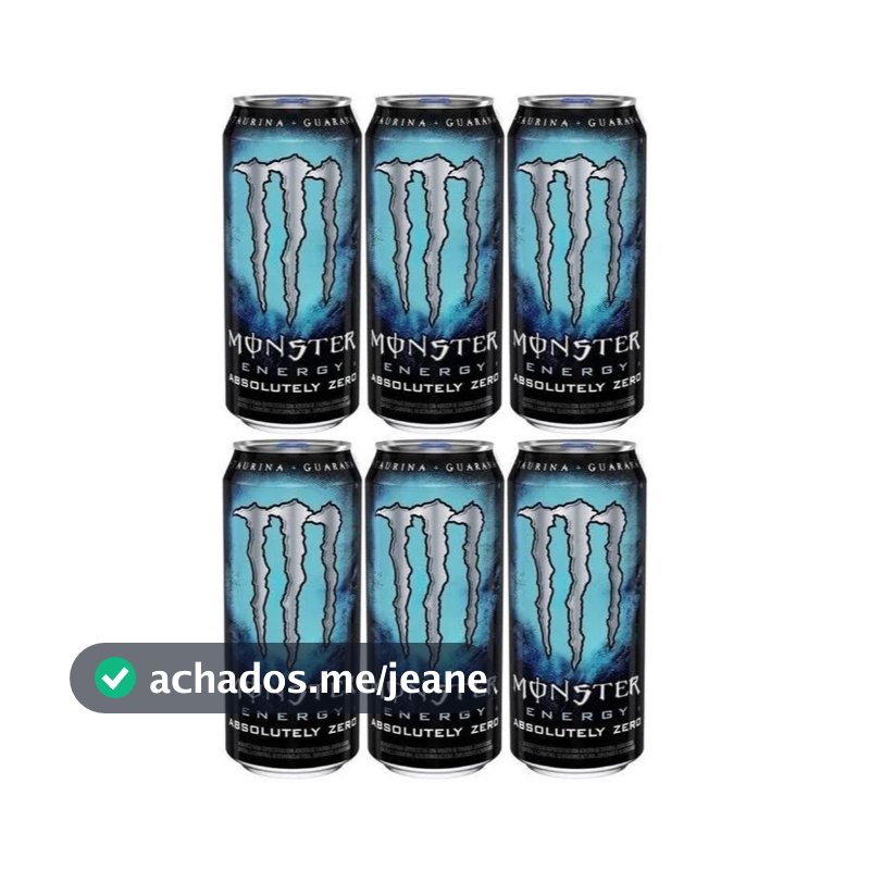 Energético  Monster Absolutely 473ml  6Un