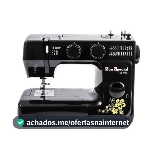 Máquina De Costura Sun Special Sun Lady Ss-988 Portátil Dourada 220v
