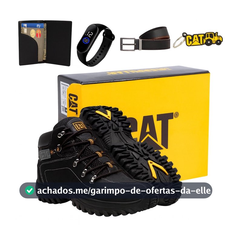 Bota Caterpillar Trilha Coturno Adventure Envio Rápido