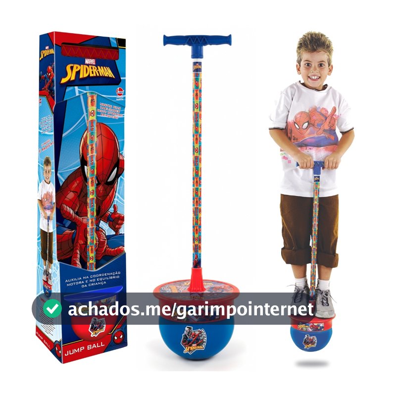 Brinquedo Pula Pula Pogo Ball Jump Ball Equilíbrio Homem Aranha Princesas - Lider Brinquedos