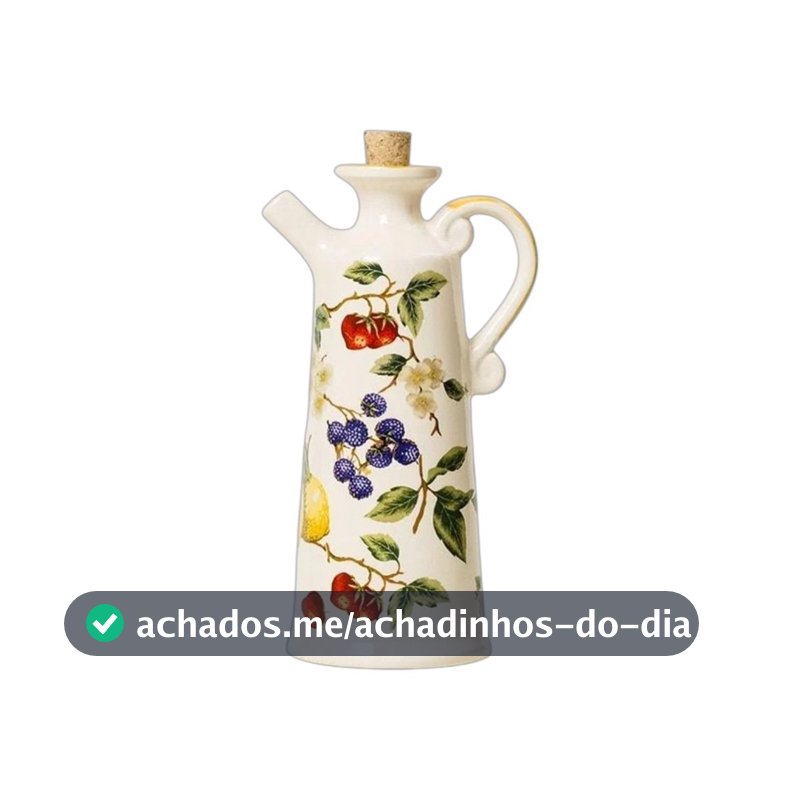 Azeiteira Fresh Garden em Cerâmica 23cm