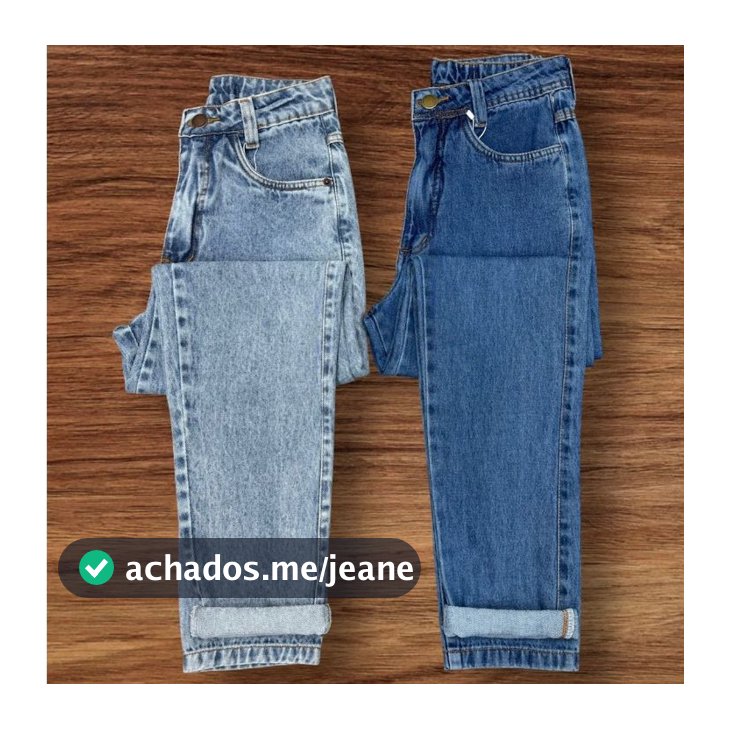 Calça Mom Jeans Cintura Alta Feminina Levanta Bumbum Sem Lycra