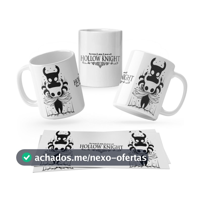 Caneca Hollow Knight Jogo - Vários Modelos - 325ML