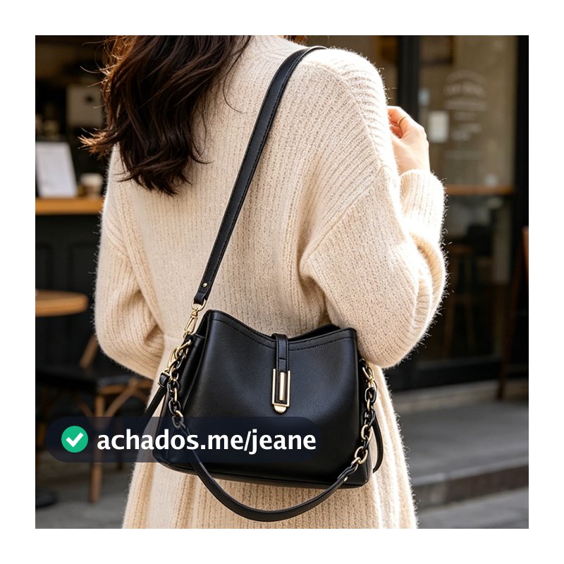Bolsa Feminina Ombro Transversal Media 2 Alças