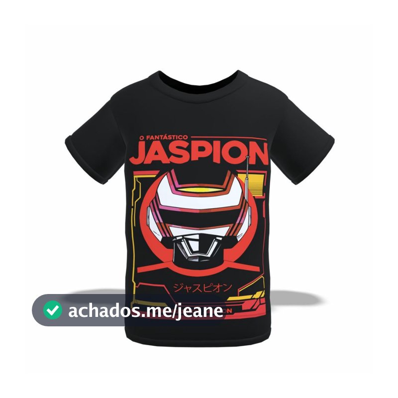 camiseta infantil e adulto jaspion