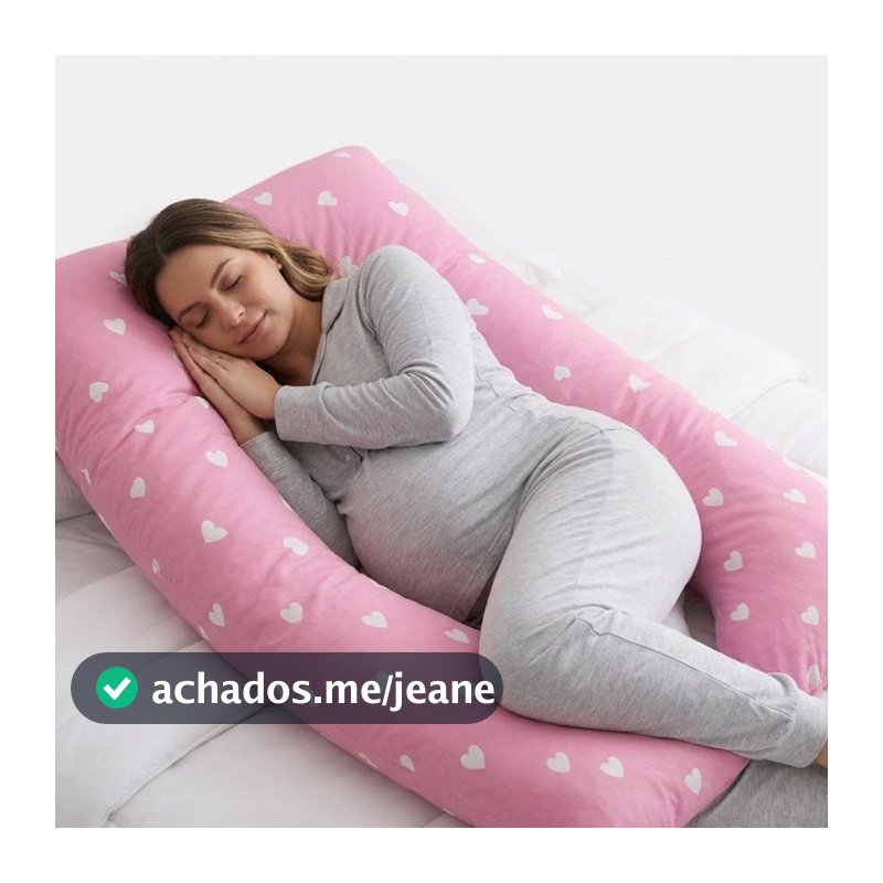 Travesseiro de corpo para Gestante Gravida 1,20x60 Percal 400 Fios Estampado