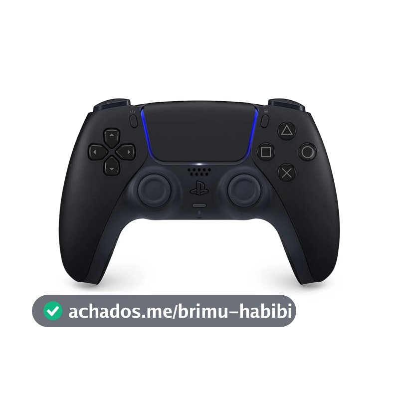 Controle Playstation 5 Sem Fio Dualsense Midnight Black - PS5