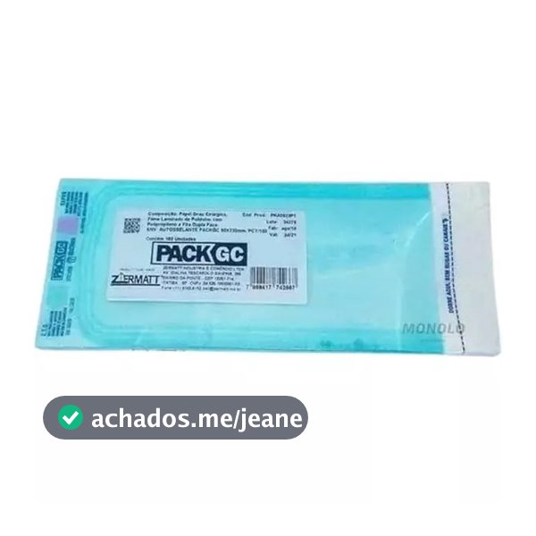 Envelope Para Autoclave Autosselante Esterilização Zermatt c/100un Piercing Unha Odonto