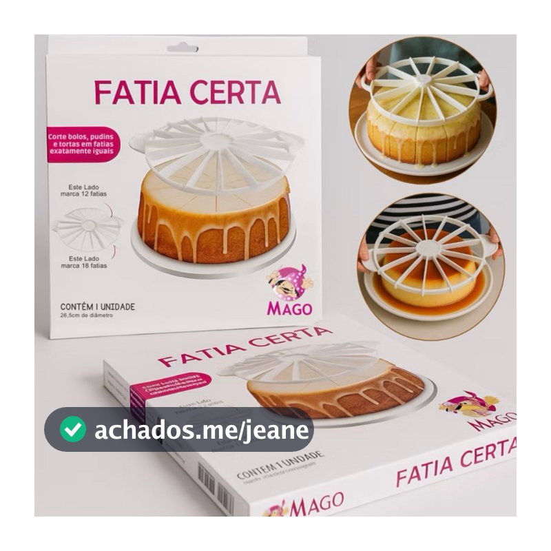cortador fatia certa para bolos mago(CHOCO)