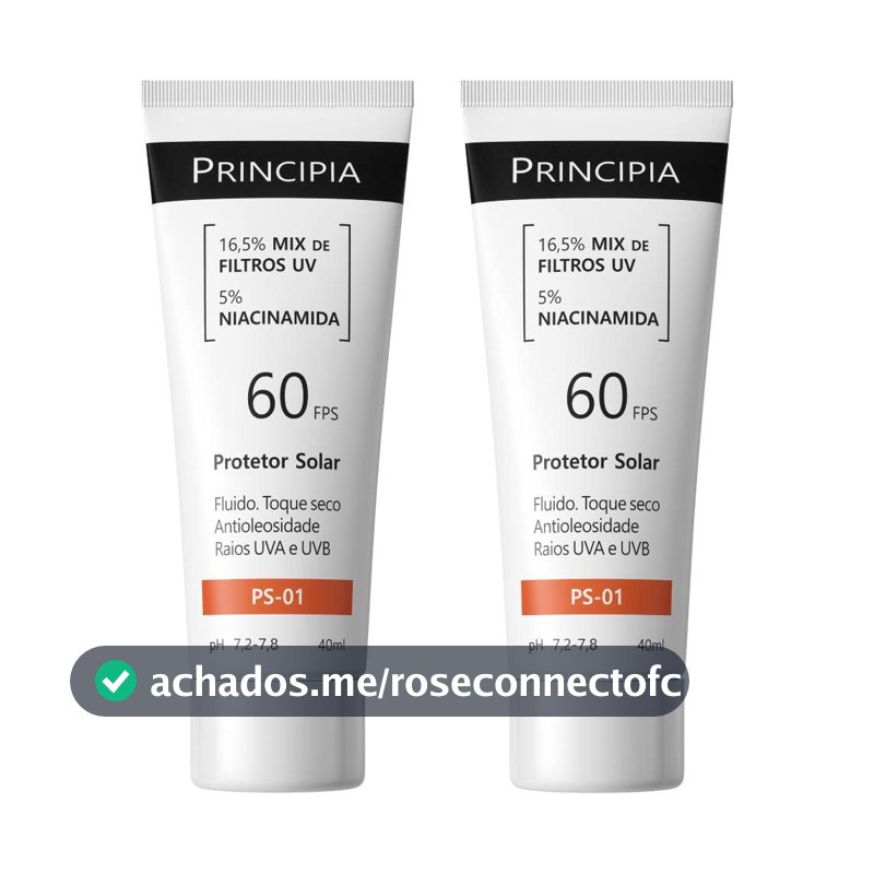 Principia Kit Duo c/ 2 Protetores Solares Faciais - PS-01 FPS 60