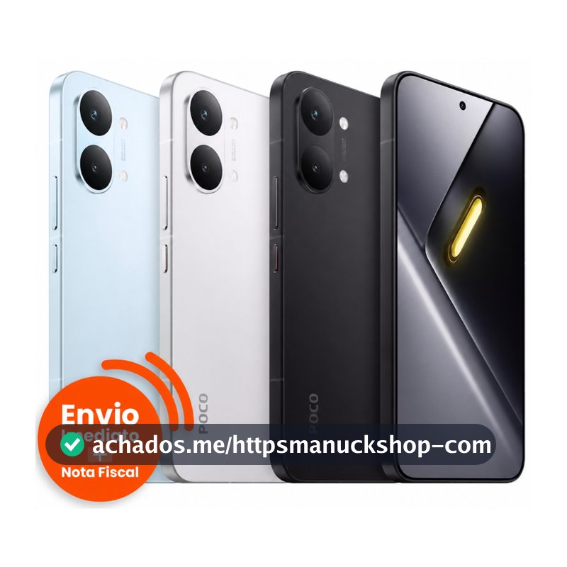 Celuar Xiaomi Poco X8 Pro 512GB / 256GB 5G NFC Versão Global Original e Envio Imediato Com NF