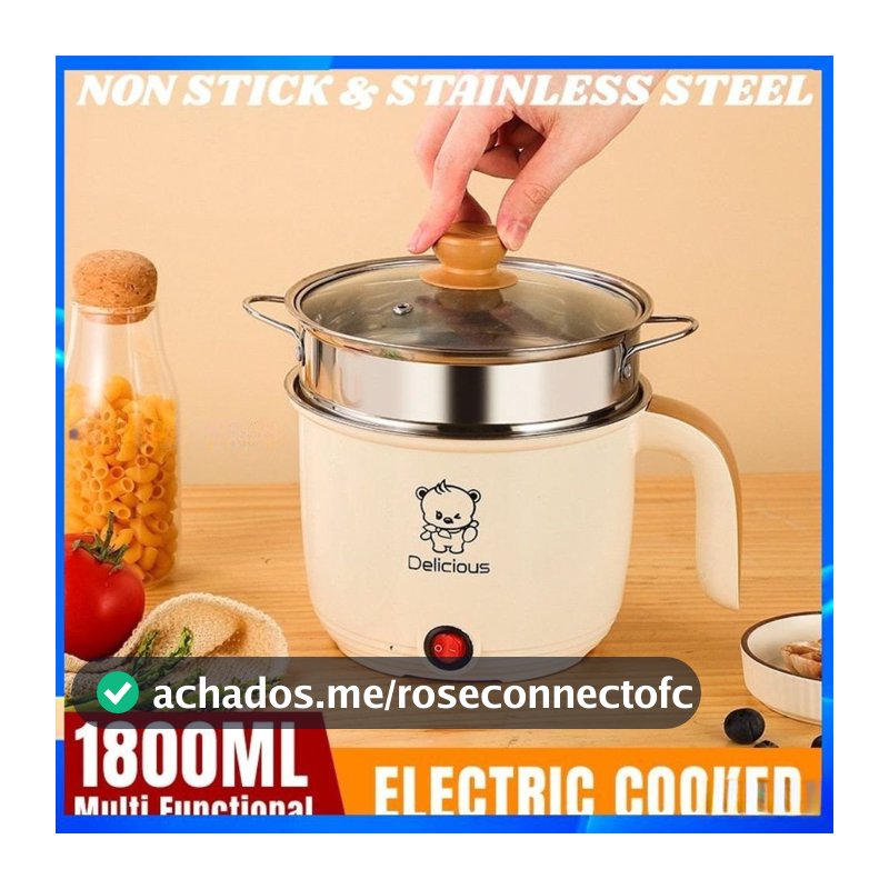 1.8L Panela De Arroz Elétrica Multi-Camadas/De Dupla Camada Dormitório Doméstico Funções
