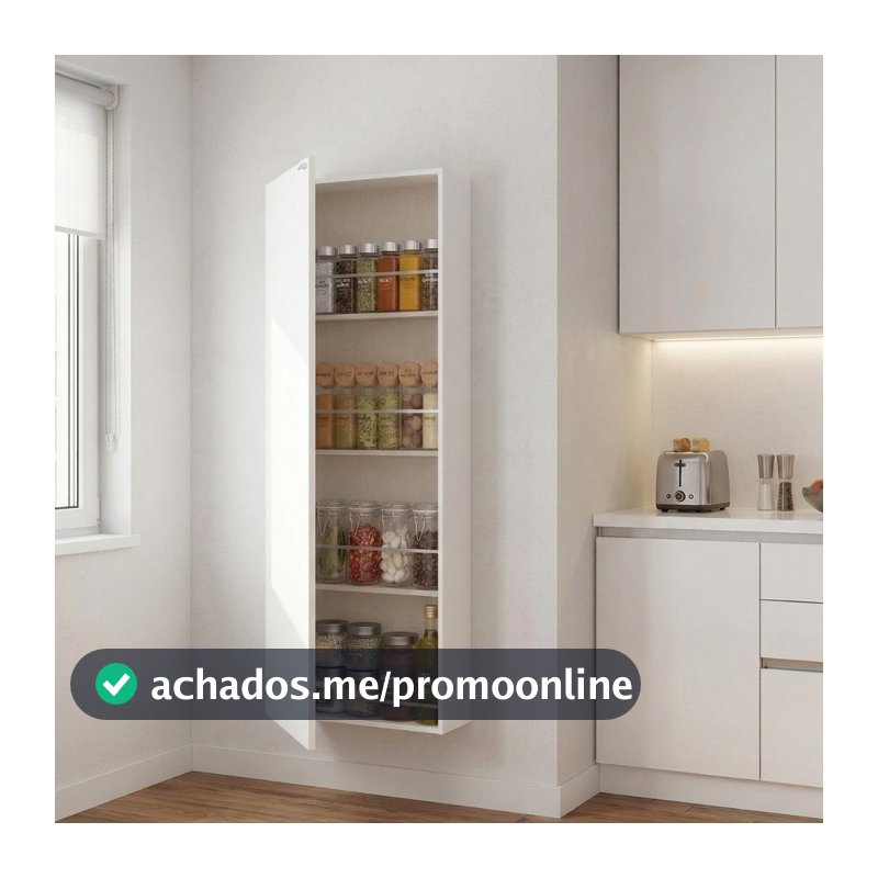 Armário Organizador Utilitário 1 Porta Branco Carraro