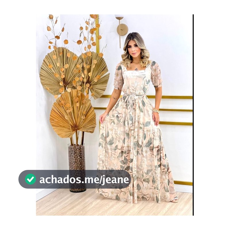 vestido moda evangélica decote cuadrado otimo caimento sen bojo tamanho unico veste do 38 ao 44