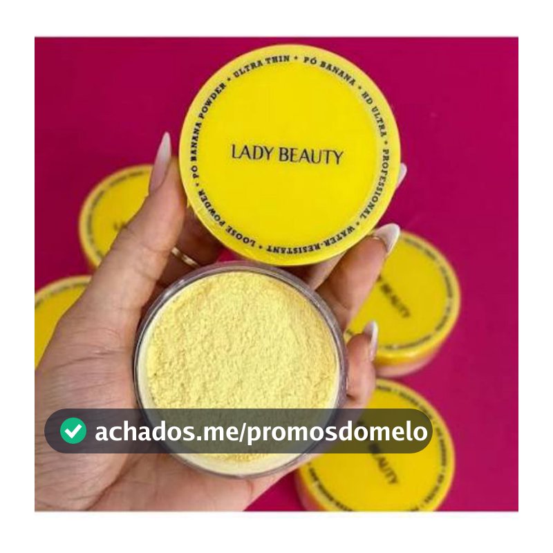 Pó finalizador de banana Lady beauty 15g