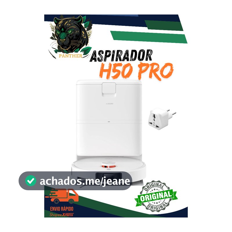Robô Aspirador H50 Pro 15000Pa Ultra Potente Base Auto Limpante Mapeamento Inteligente 2026
