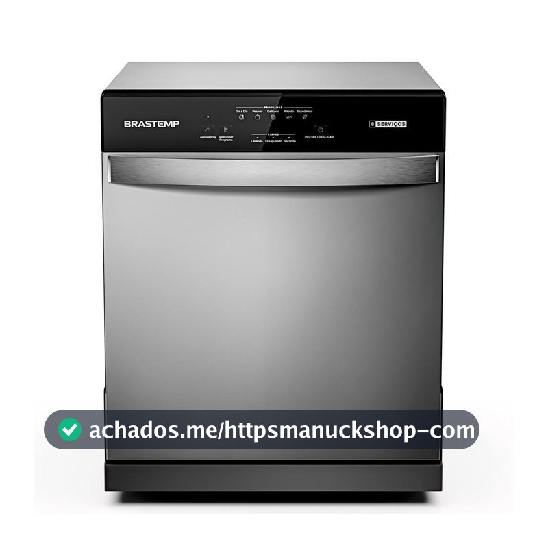 Lava Louças Brastemp 8 Serviços BLF08BS Cinza