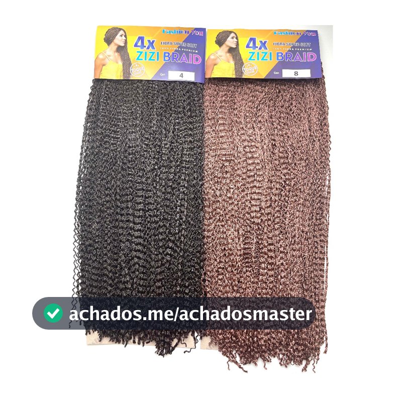 Cabelo Micro Zizi Braid Pacotão 400g Miojinho Trancinha Marca FASHION YOU