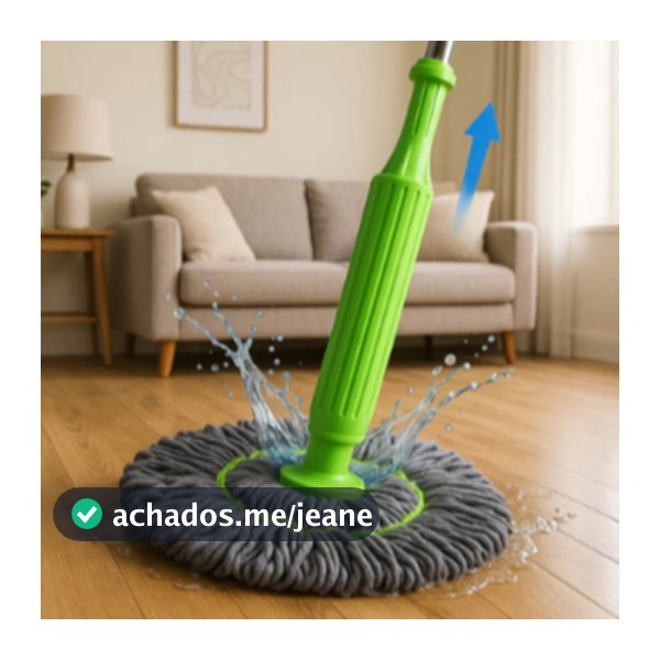 Mop 2 em 1 com desidratação automática esfregão giratório limpeza de piso fácil cozinha e banheiro