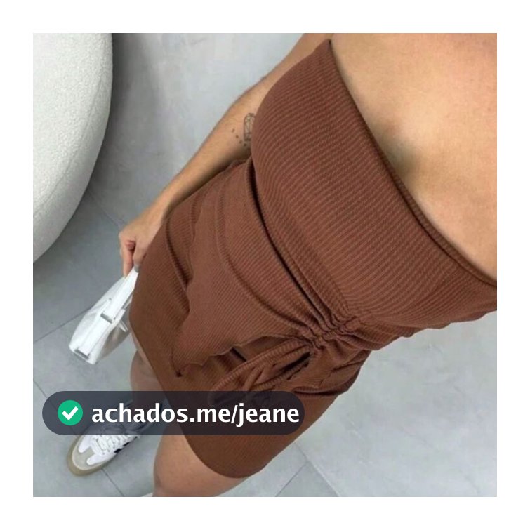 Conjunto Canelado Feminino Saia Cropped Tomara que caia franzido casual festa elegante chá revelação