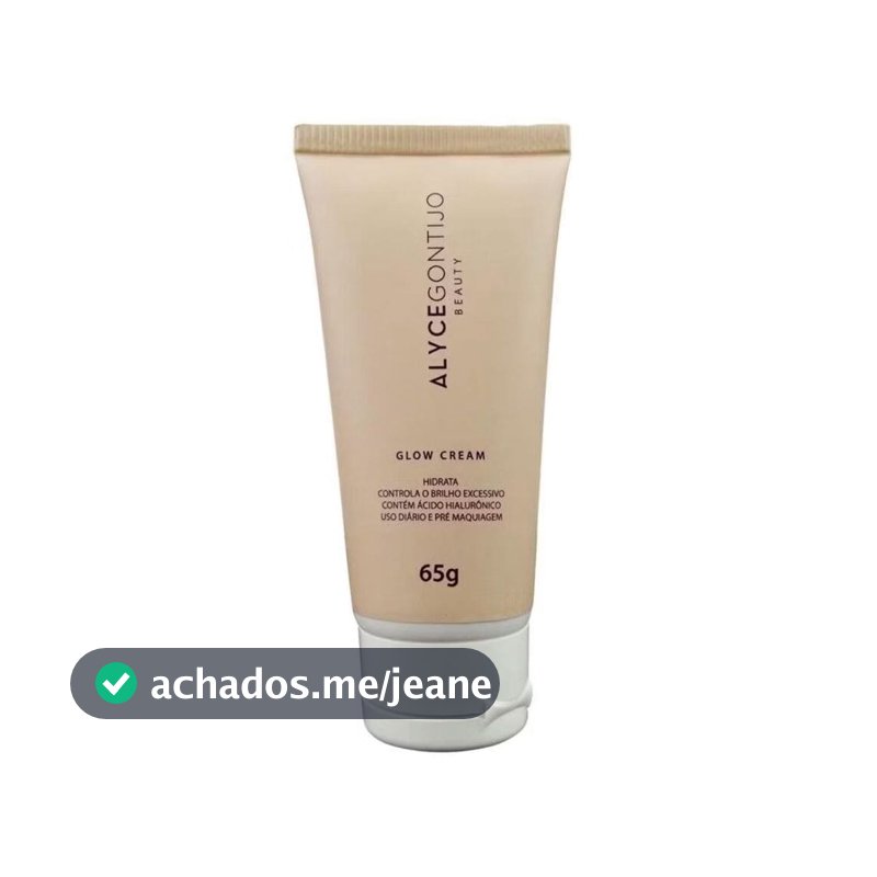 Hidratante para pele Oleosa Glow Cream Contole de Brilho - Alyce Gontijo