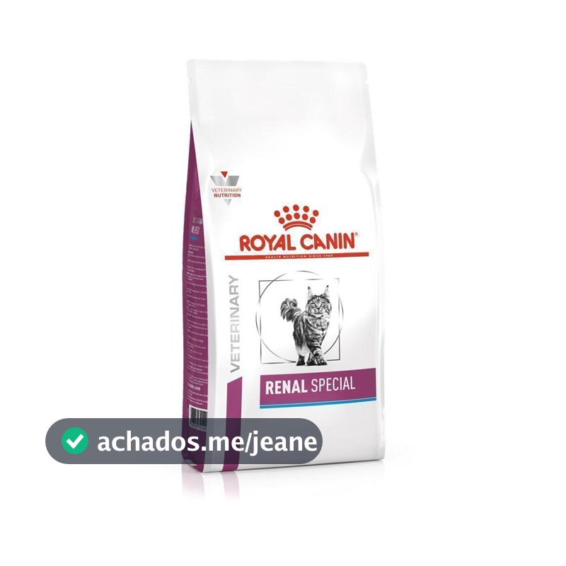 Ração Royal Canin Seca Veterinary Diet Renal Special para Gatos com Insuficiência Renal 4Kg