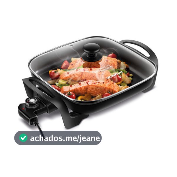 Panela Elétrica Grill PE-49 Mondial 1200W 4 Litros MultiCook