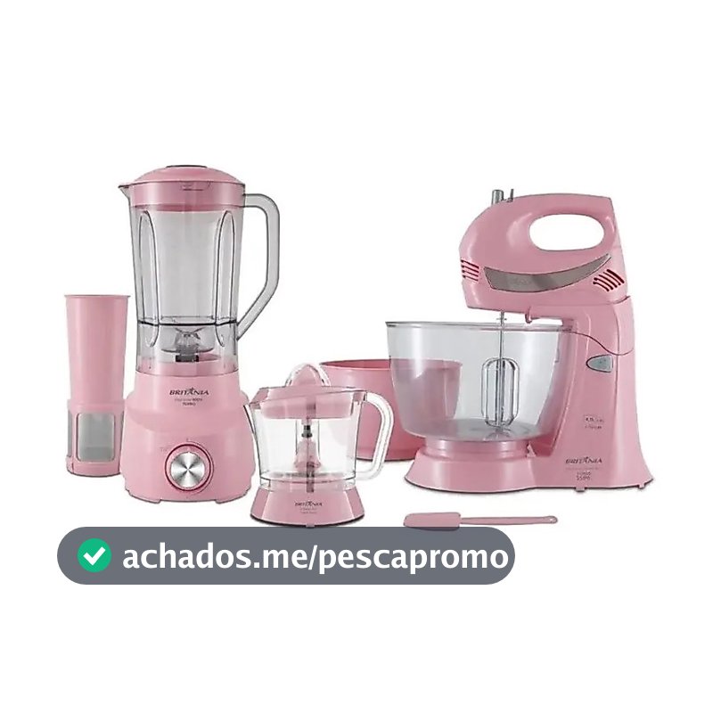 Kit Britânia Cozinha 3 em 1 liquidificador + batedeira + espremedor - 110v