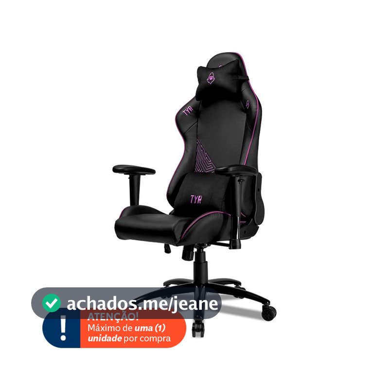 Cadeira Gamer Mancer Tyr Purple Edition, Preta e Roxa, MCR-TYR-PRP01