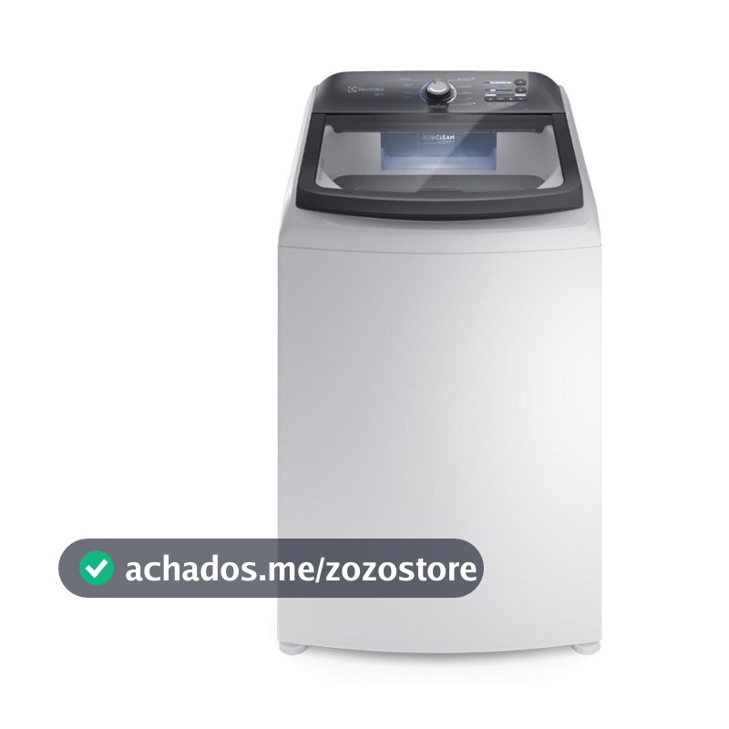 Lavadora de Roupas Efficient LEE18 18kg com Cesto Inox, Filtro de Fiapos e Tecnologia JetClean Electrolux