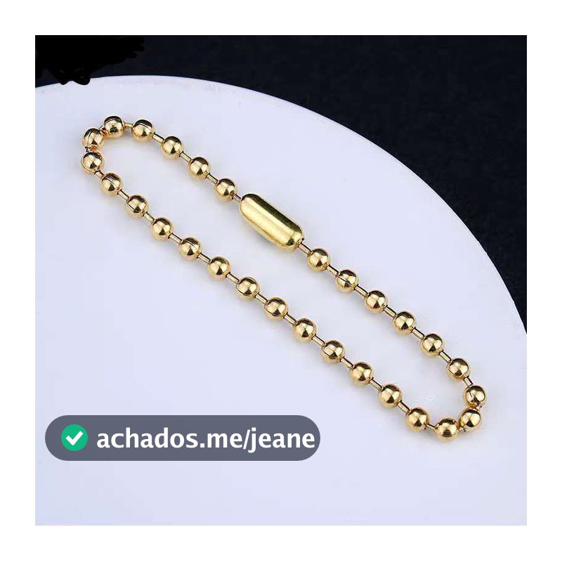 50/100/150/200/250/300 PCS Corrente De Bolinha Com Canoa 10cm Tag Chaveiro acessórios de moda