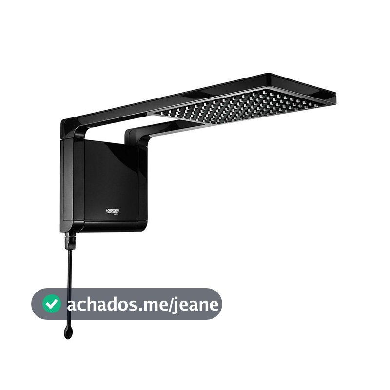 Chuveiro Lorenzetti Acqua Storm Preto 7800W
