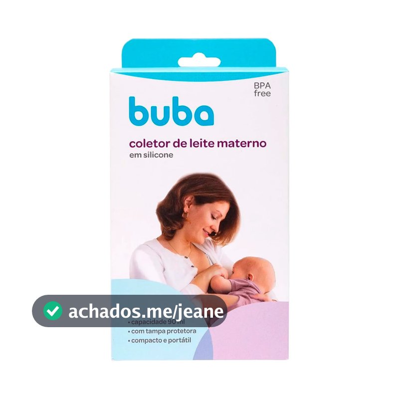 Coletor de Leite Materno Buba em Silicone com Ventosa