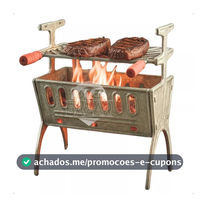 Churrasqueira de alumínio portátil desmontável envio imediato