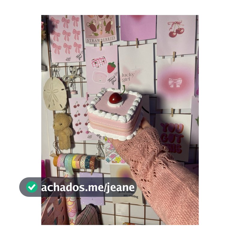 Cake Box, Porta Jóia Artesanal Bolo, Porta Jóia