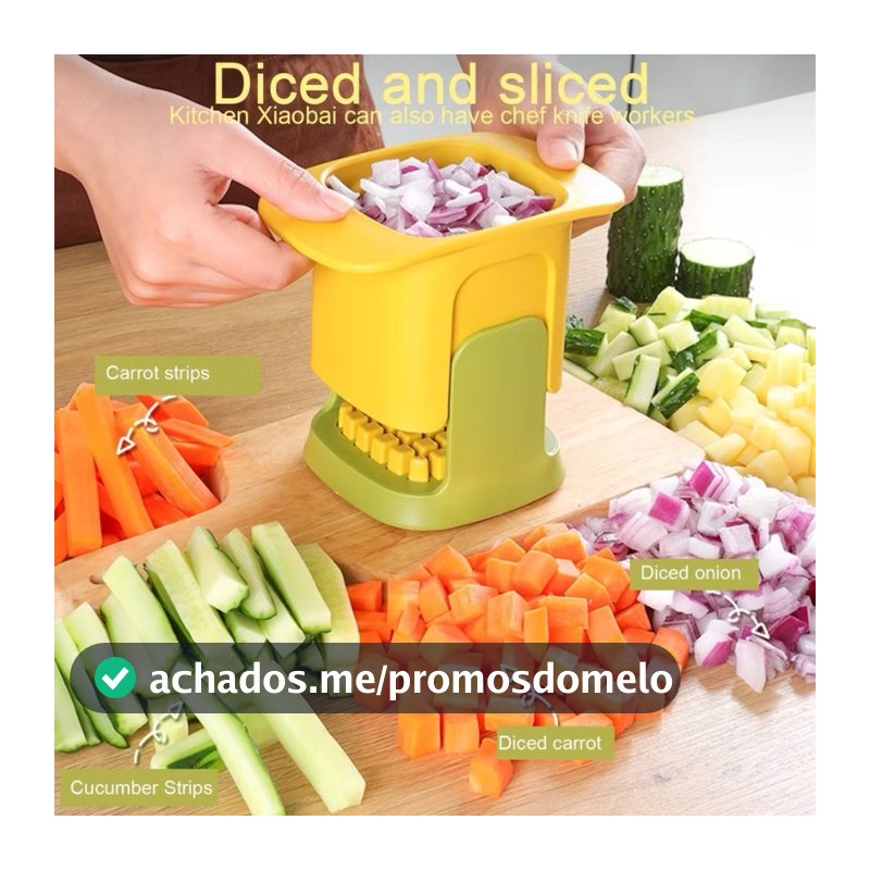 Cubos E Corte Artefato Multifuncional Aço Inoxidável  Vegetal Pepino Batatas Acessórios De Cozinha