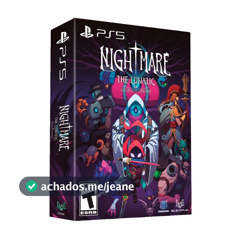 Nightmare The Lunatic Collectors Edition PS5 Midia Fisica