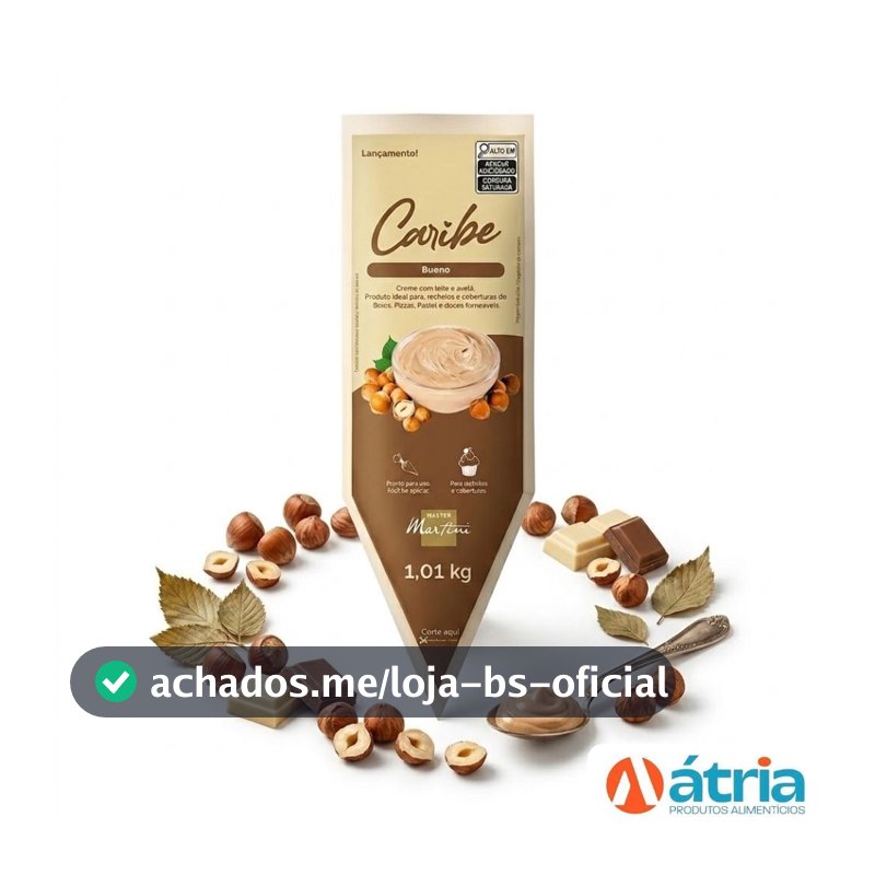 Recheio Creme Caribe Bueno Master Martini 1,01kg Bisnaga