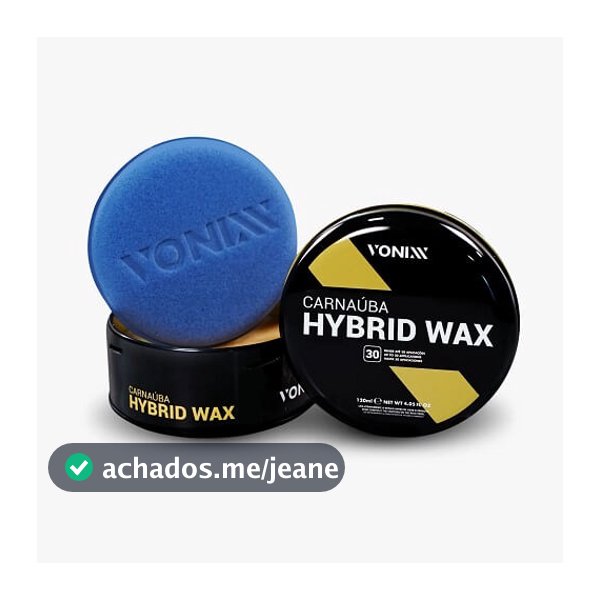 Cera Pasta Carnaúba Hybrid Wax Vonixx (120g) - Vonixx
