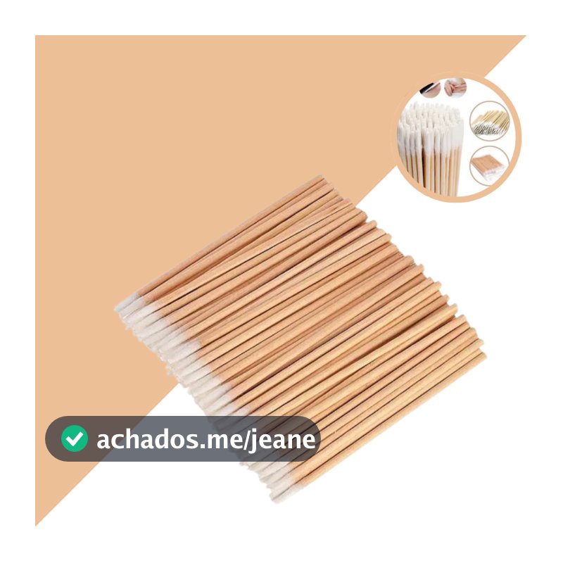 1000/600/400 Palitos Com Algodão De Limpeza Alinhamento Henna Micropigmentação Unha Boca