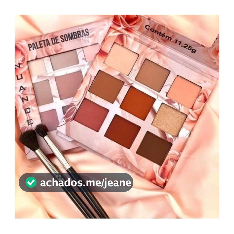 Paleta de Sombras Nuances Nude Ludurana
