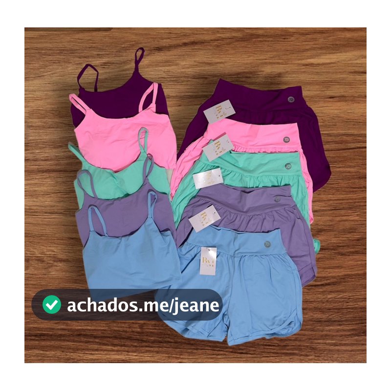 Conjunto Fitness Short duplo