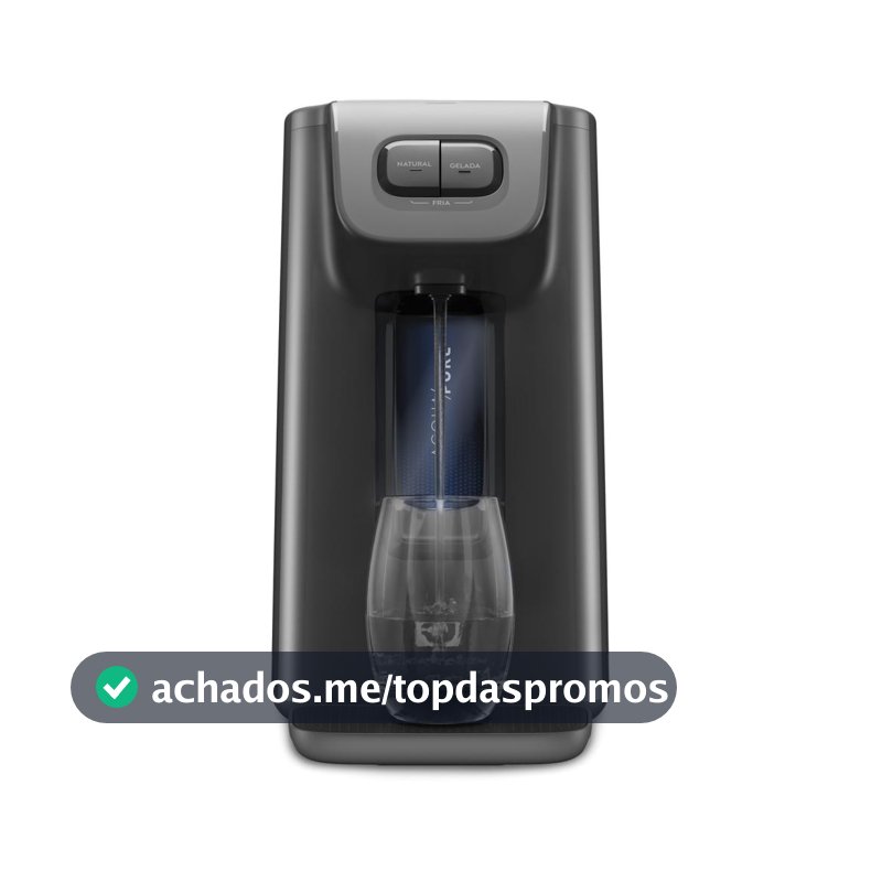 Purificador Electrolux com Compressor Experience Painel Mecânico Grafite (PC01X)