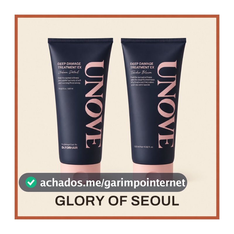 UNOVE Deep Damage Treatment EX 207ml, Repair Hair Mask 320ml