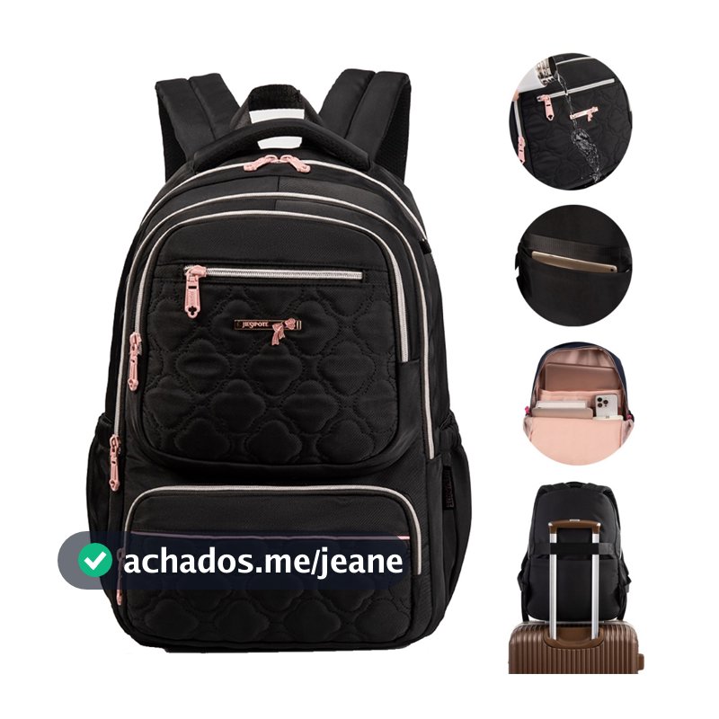 Mochila casual feminina, pode guardar notebook de 15,6 polegadas, com costas acolchoadas para aliviar o peso