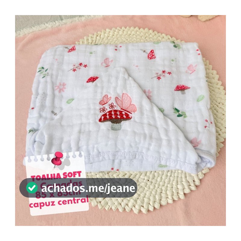 Toalha de Banho Bebe Bichinhos Soft em Fralda 3 Camadas com Capuz recém nascido a 3 anos